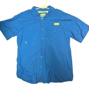 Magellan Outdoors Men's Laguna Madre Solid Short Sleeve Fishing Shirt